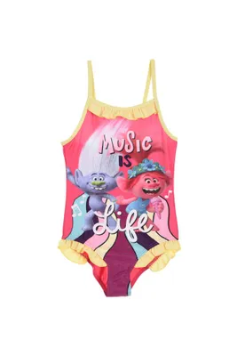 Produktbild von Trolls Badpak - Musik ist Leben - Rosa - 116