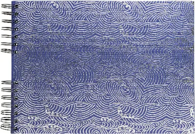 Image de Exacompta Album photo à spirales 50 pages noires Japan Bleu 16502E