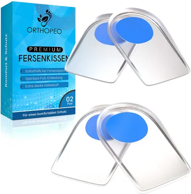 Produktbild von ORTHOPEO Premium Fersensporn Einlagen I Fersenpolster I - Gut