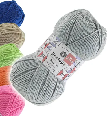 Produktbild von 100g Strickgarn Kartopu BABY ONE Antipilling Babywolle Babystrickgarn, 45 Farben
