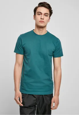 Produktbild von Urban Classics TB2684 | Basic Tee Herren T-Shirt - Farbe: Teal - Größe: XXL
