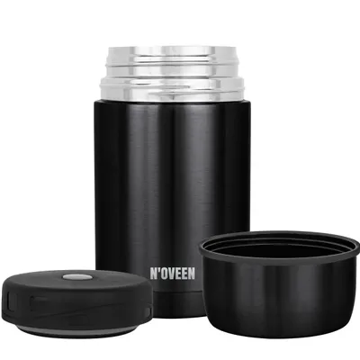 Produktbild von NOVEEN TB955 Mittagessen Thermoskanne 800ml schwarz