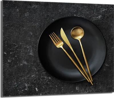Obrázok produktu pre Kryt varnej dosky 60x52 keramický kryt varnej dosky splashback sklenená doska deco doska na krájanie, bridlicová kuchyňa
