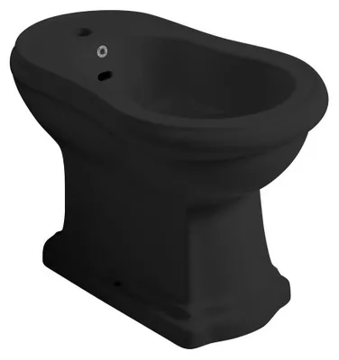 Produktbild von Kerasan RETRO Bidet 38,5x60cm, schwarz matt
