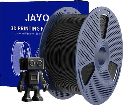 Image de filament pour imprimante 3D, haute ténacité, facile à utiliser, PLA noir 5KG