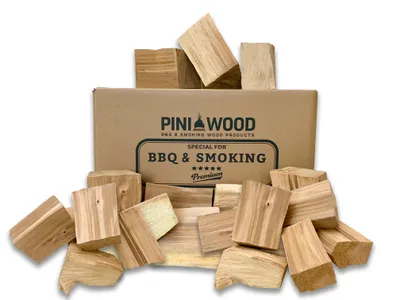 Immagine prodotto di PINI Pezzi di legno di faggio SENZA FAGGIO 7 kg pezzi per affumicatura per barbecue affumicatore forno pizza