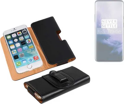 Produktbild von K-S-Trade Schützhülle Handyhülle kompatibel mit OnePlus 7T Pro Holster Gürtel Tasche Schutzhülle Handy-Tasche Smartphone Case Seitentasche