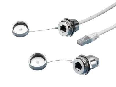 Immagine prodotto di RJ45-Einbaumodul Rittal für Materialstärken 1-6mm (Speditionsversand)