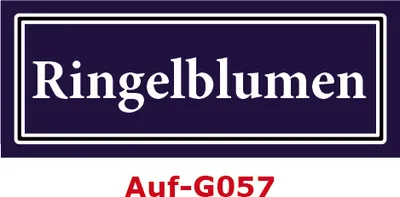 Produktbild von 2 Stück Gewürzaufkleber Ringelblumen 40x16mm Gewürzetiketten Sticker Lebensmittel (Auf-G057)