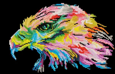 Produktbild von Diamond Dotz Diamond Painting Eagle Eye Tierkunst Spielzeug