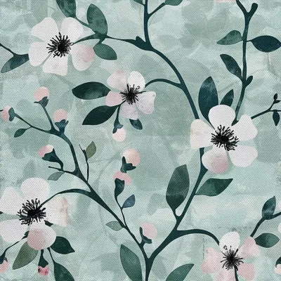 Image de OUTDOOR DECOSTOFFS OXFORD - Motif printemps I DX7397