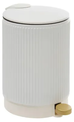 Produktbild von Solis-abfalleimer, rund, 2,7 l, weiß - 5 five simply smart