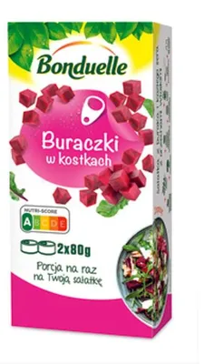 Zdjęcie produktu dla Bonduelle Buraki w kostkach 2 x 80 g