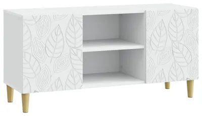 Produktbild von TV-Schränk 102 x 34,5 x 50 cm Weiß Holzwerkstoff
