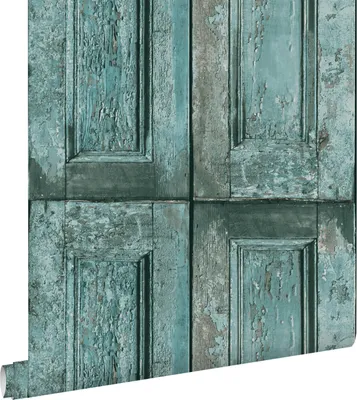 Produktbild von ESTAhome Tapete Paneeltüren Türkis 53 cm x 10.05 m