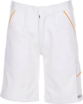 Produktbild von Größe S Herren Planam Highline Shorts reinweiß gelb Modell 2377