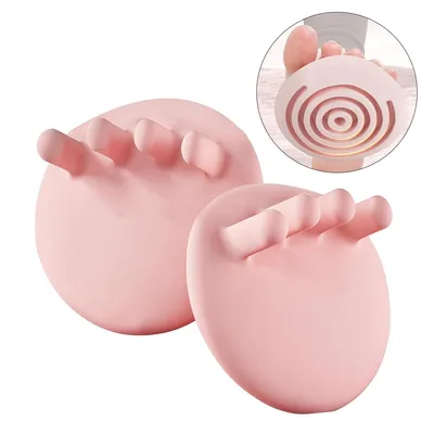 Produktbild von Hallux Valgus Zehenspreizer, Fußgewölbe-Trainer aus Silikon, wiederverwendbar, 4 Stück, entspannt die Zehen, Damen