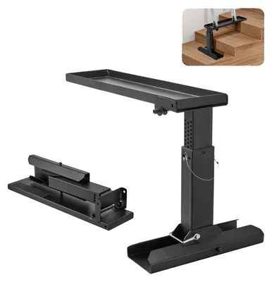 Zdjęcie produktu dla Niwelator drabinowy VEVOR, 756,92 x 289,5-457,2 mm, stabilizator drabinowy do drabin stalowych, składany niwelator nóg drabinowych, łatwy w użyciu stabilizator nóg