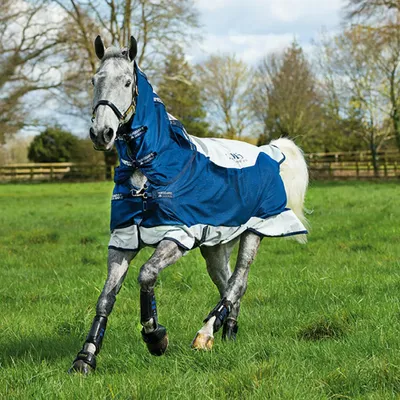 Produktbild von Horseware Rambo Summer Series Turnout 0g - Navy/Grey
