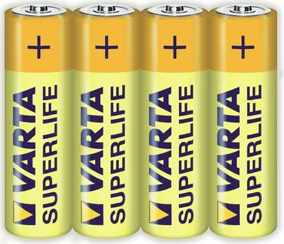Zdjęcie produktu dla Varta Baterie AA (R6) Super Heavy Duty Paluszki Cynkowo Węglowe 4 szt