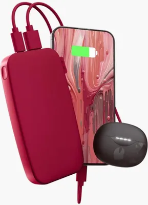 Produktbild von Fresh 'n Rebel 2pb12100br, 12000 mAh, Beere, Rot