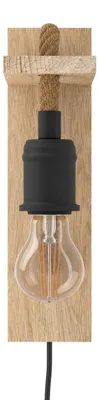 Obrázek produktu pro Eglo 43197 RAMPSIDE E27 nástěnné světlo černohnědé barvy