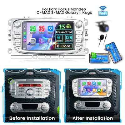 Produktbild von Android-Multimediasystem – Autoradio – Navigationssystem – Touchscreen – DAB+ – 7-Zoll-IPS-Display