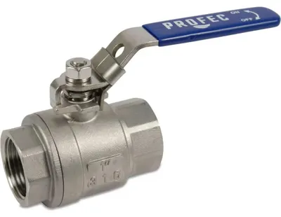 Immagine prodotto di Valvola a Sfera in Acciaio Inox 3/4" - Alta Pressione 64 bar