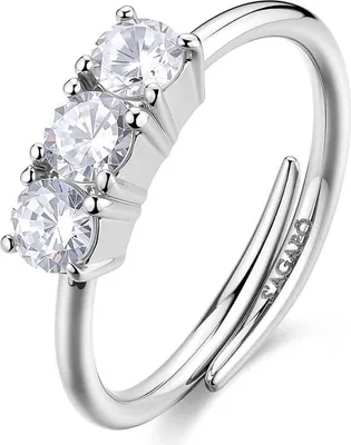 Obrázek produktu pro Prsteny Trilogy Ring Sagapò Silver Adjustable Collection - žena