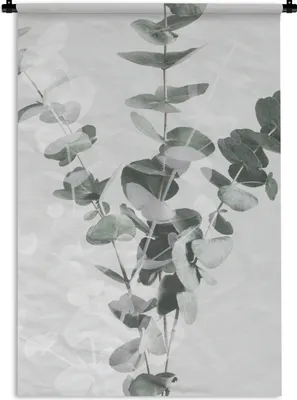 Produktbild von MuchoWow® Wandteppich Wandbehang Pflanzen - Grün - Natur - Blätter 90x135 cm Tapisserie Dekoration Wandtuch - Baumwolle - Wandskulptur