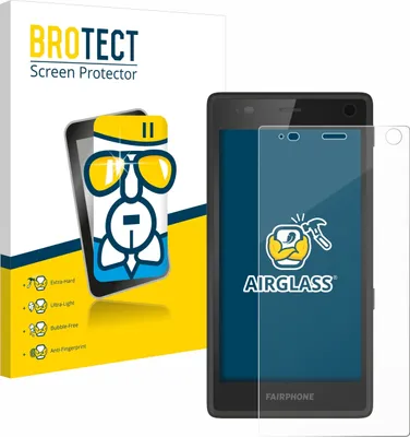 Produktbild von BROTECT Schutzglas für Fairphone 2 Schutzfolie Panzer Folie Glas Display Schutz klar