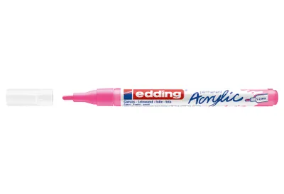 Produktbild von Edding 5300 Acrylmarker Fein, Pink, Pink, Fein, 1 mm, 2 mm, Tinte auf Wasserbasis