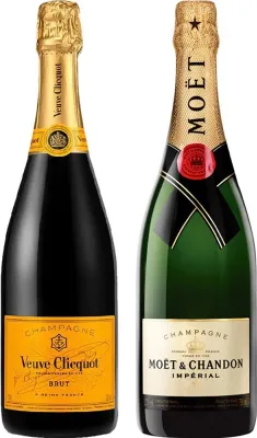 Produktbild von Pack Moët & Chandon & Veuve Clicquot Yellow Label Wein-Pakete Frankreich  150.00 cl 12.0 %
