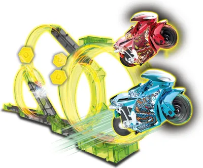 Immagine prodotto di WIKY Gira e costruisci Deluxe Pista con 2 moto