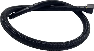Produktbild von Balneo Armaturanschlussschlauch 3/8” x M10 30 cm PEX schwarz Wasserhahnschlauch