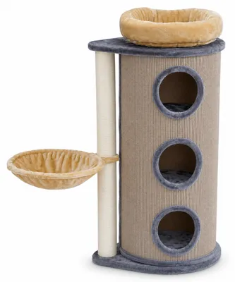 Produktbild von Kratztonne grau/beige 114 × 85 × 45 cm