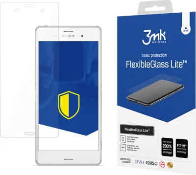 Produktbild von 3mk Display Hybridglas FlexibleGlass Lite für Sony Xperia Z3 0,16mm 6H