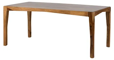 Immagine prodotto di MASSIVMOEBEL24 | ANCONA #0103 Tavolo da pranzo in legno di sheesham - laccato / marrone 180x85x77