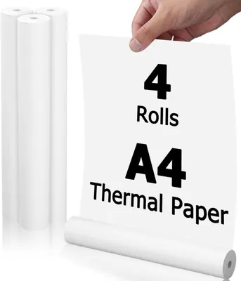 Obrázok produktu pre Termo papier 210x30 mm, 4 rolky, 8,7 m, bez BPA, pre štítky