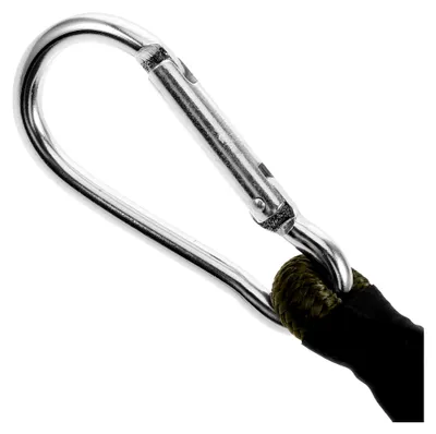 Produktbild von 2 Stück Elastisches Gummiseil mit Karabinerhaken, 8mm Bungee Seil aus Aluminiumlegierung für Camping und Gepäckbindung