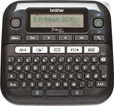 Image de Brother PTD210VPZG1 Etiqueteuse P-touch D210VP dans sa mallette rigide