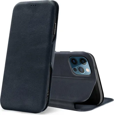 Immagine prodotto di Custodia a conchiglia per Apple iPhone 12 / 12 Pro (6,1 pollici) Custodia a libro Custodia per cellulare con slot per schede Copertura protettiva premium