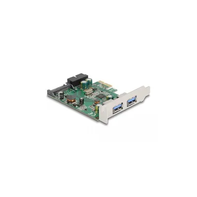 Produktbild von Delock - USB-Adapter - PCIe 2.0 Low-Profile - USB, USB 2.0, USB 3.0, USB 3.2 Gen 1