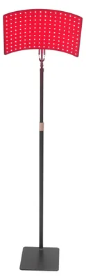 Produktbild von LED Rotlicht Therapielampe - Infrarot Wärmelampe 80W mit Stativ und Timer - 160 LEDs - Schmerzlinderung - EU-Stecker - Schwarz