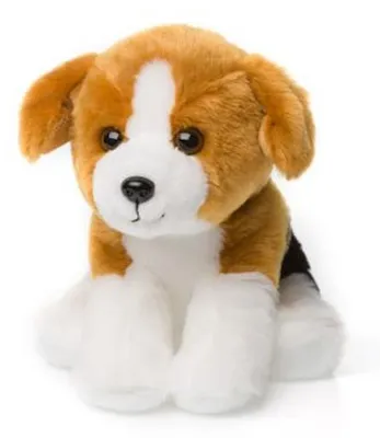 Image de Anna Club - peluche chien Beagle (15cm) réaliste animal en peluche
