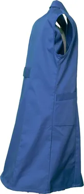 Produktbild von Planam Berufsmantel Mischgewebe ärmellos, Damen Gr. 38 kornblau
