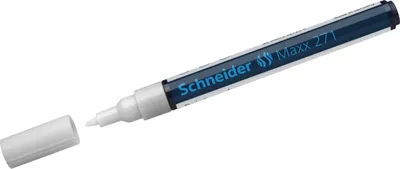 Produktbild von Lackmarker 271 1-2mm weiß Packung mit 10 Stück