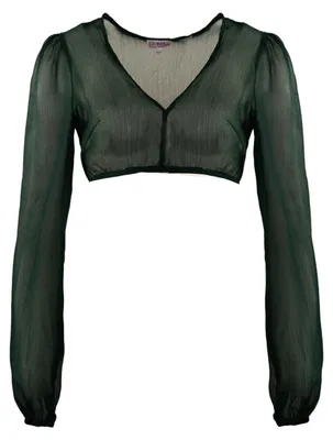 Produktbild von Dirndlbluse Salching flaschengrün 32