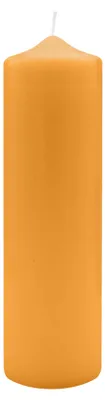 Produktbild von Spitzkopf Stumpen Kerzen Mais Gelb 25 x Ø 7 cm, 6 Stück