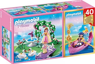 Zdjęcie produktu dla PLAYMOBIL 5456 - Zestaw kompaktowy 40th Anniversary Princess Island + romantyczna gondola